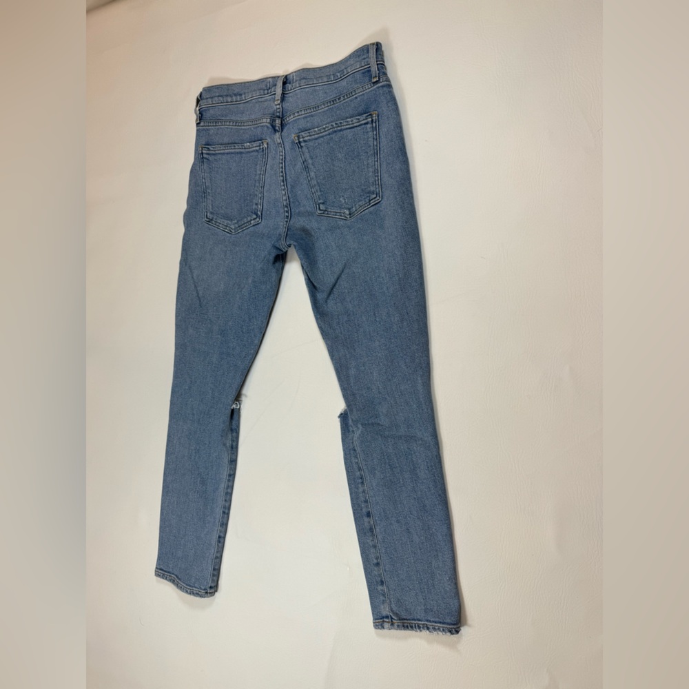 Agolde Toni Mid Rise Slim Straight Jeans Denim women’s 25 (bin Y) - Picture 10 of 10